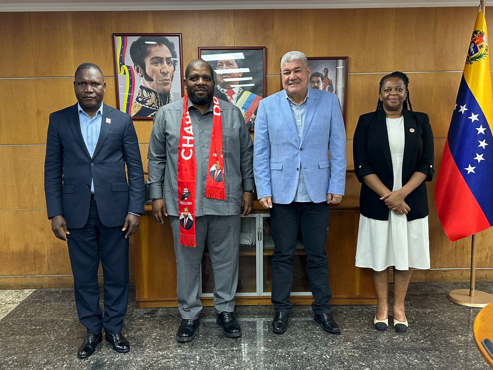 IMG-20250724-WA0061 🌍 SECRETÁRIO-GERAL DA FRELIMO DE VISITA À VENEZUELA PARA REFORÇAR LAÇOS HISTÓRICOS